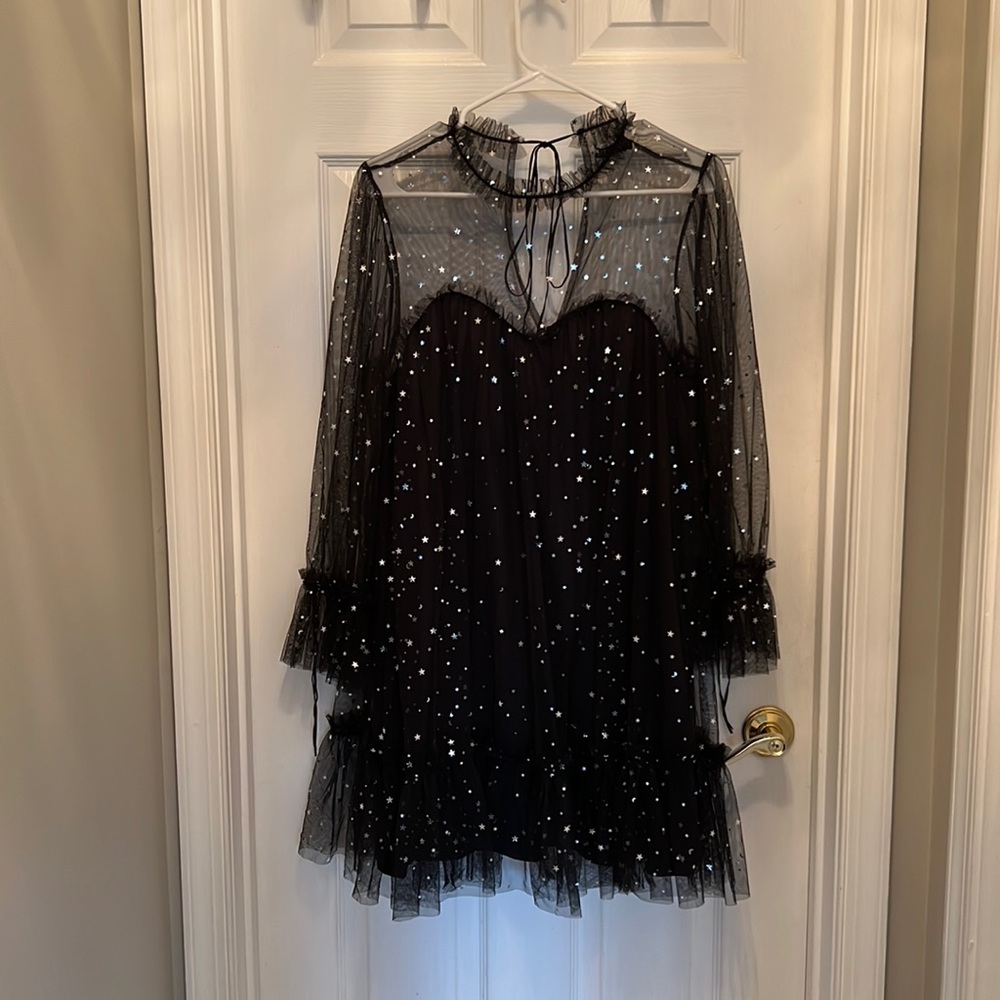 Nasty Gal NYE Celestial Dress | Sz L